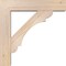 Ekena Millwork Olympic Block Smooth Bracket w/ Offset Brace, Douglas Fir, 7 1/2"W x 34"D x 34"H BKT0806X34X34OLY05SDF - alternate 4